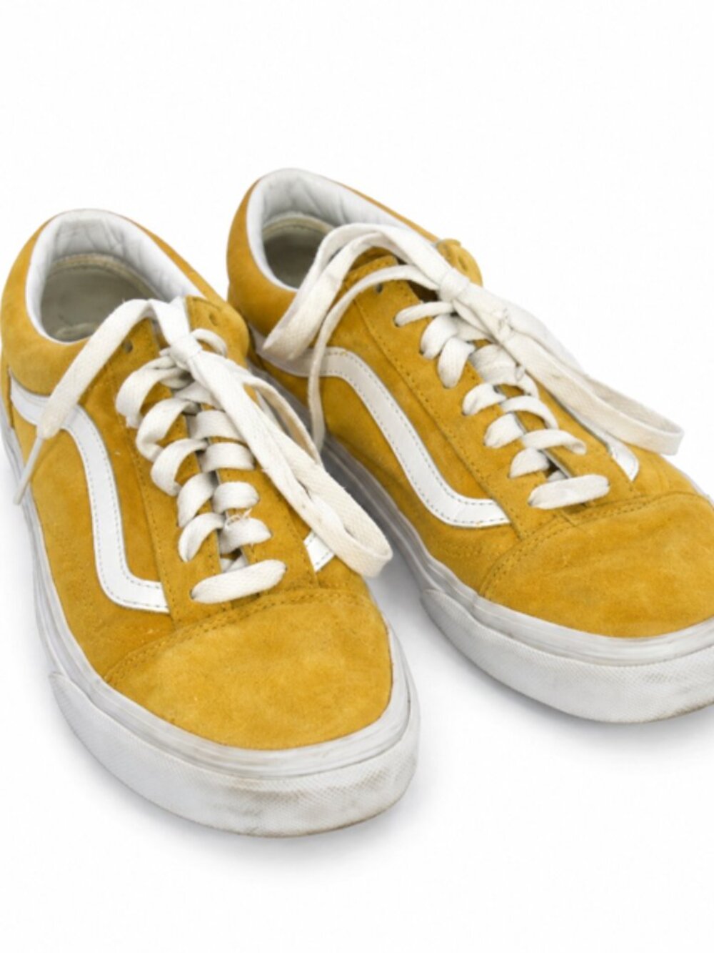 Vans Old Skool Mustard Yellow Suede Sneakers Unisex Men’s 7.5 Women’s 9